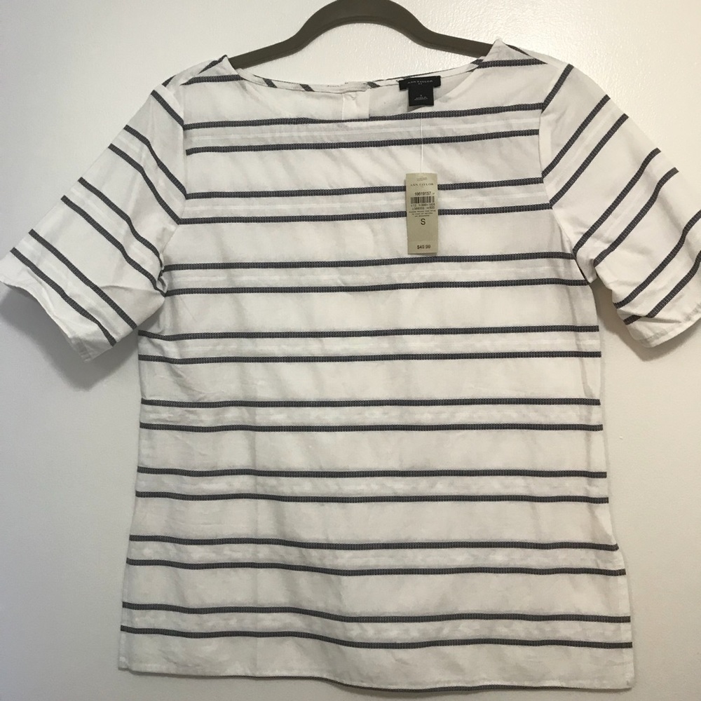Ann Taylor Striped Blouse